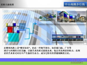 毕业设计步行街 工厂装修效果图